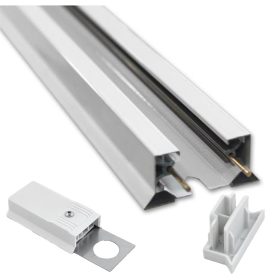   1 fázisú, felületre szerelhető sín matt fehér 1 m ZX Masterled