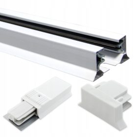   1 fázisú, felületre szerelt sín, matt fehér, 1,5 m ZX Masterled