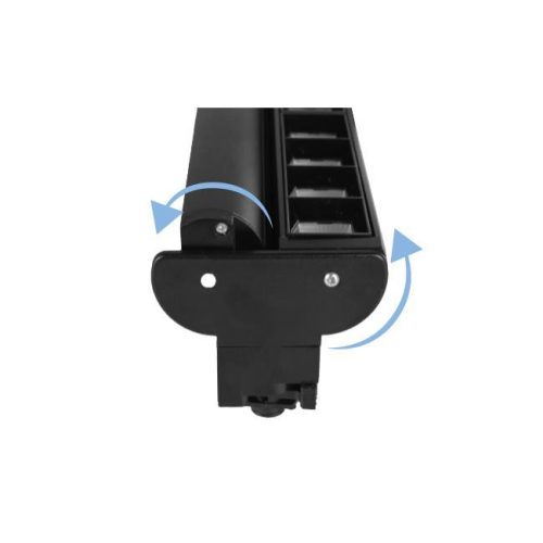 LED Sínre szerelhető Lámpa 1 Fázisú Állítható 24W 4800lm 4000K Semleges 45° Fekete 60cm Linda Masterled