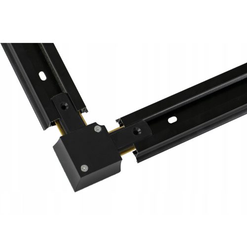 Szög sarokcsatlakozó egyfázisú gyűjtősínekhez, fekete