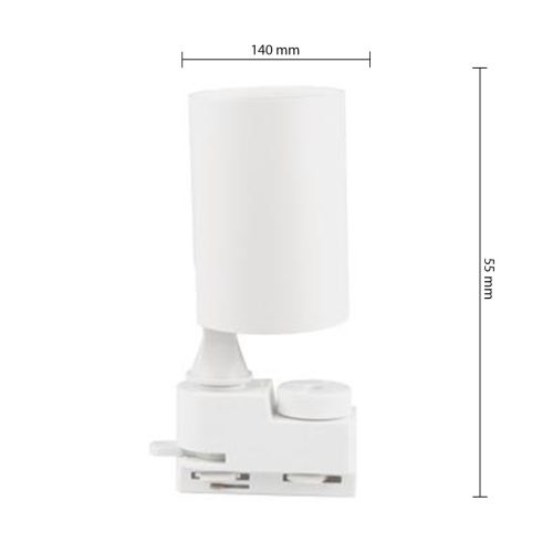 Reflektor 1 fázisú GU10 sínhez, fehér, Elion Masterled