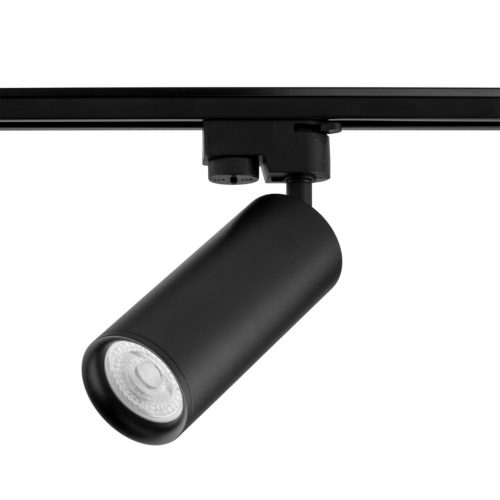 GU10 fekete sínlámpa háromfázisú sínekhez