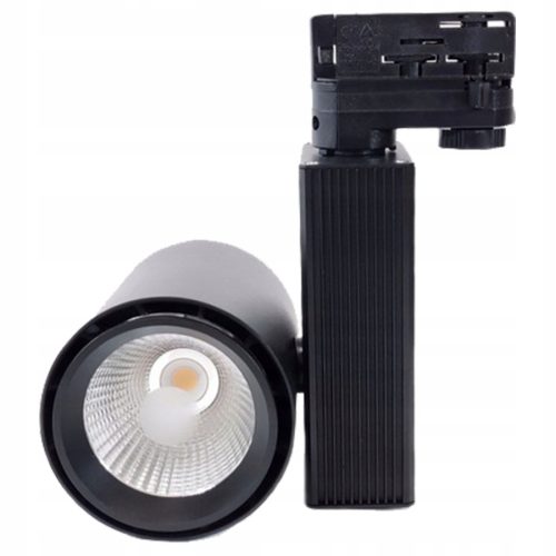 LED sínlámpa 30W 3000K lámpa 3 fázisú sávokhoz fekete