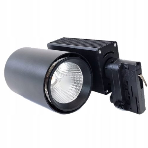 LED sínlámpa 30W 4000K lámpa 3 fázisú sínekhez fekete