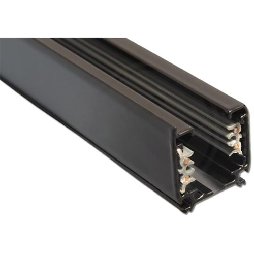 Fekete háromfázisú alumínium gyűjtősín sínreflektorokhoz 100cm