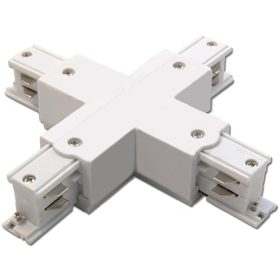   Négyszeres keresztcsatlakozó háromfázisú gyűjtősínekhez, fehér