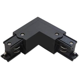   Szög sarokcsatlakozó háromfázisú gyűjtősínekhez, fekete