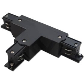   Triple Tee csatlakozó háromfázisú gyűjtősínekhez, fekete