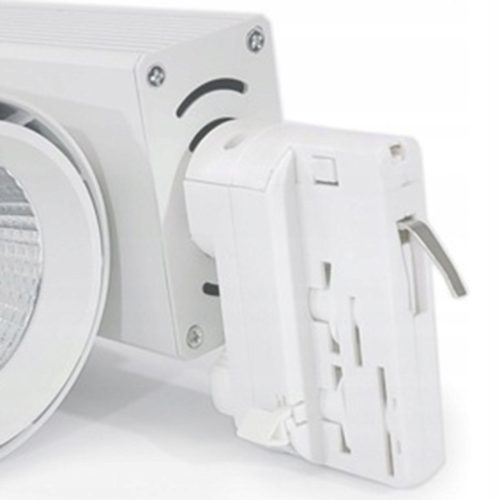 Adapterfej 3 fázisú szalagsínekhez, fehér