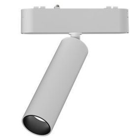   LED Sínreflex lámpa, mágneses, mozgatható, 7W, 4000K, semleges, CRI90, spotlámpa, 48V, 36°, matt fehér, Luxo Masterled