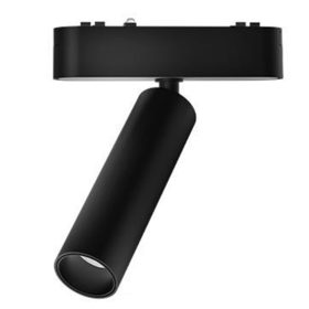   LED Sínreflex lámpa, mágneses, mozgatható, 7W, 4000K, semleges, CRI90, spotlámpa, 48V, 36°, matt fekete, Luxo Masterled