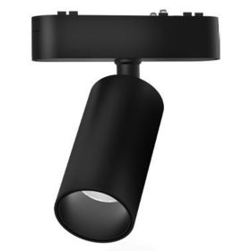   LED Sínreflex lámpa, mágneses, mozgatható, 12W, 4000K, semleges, CRI90, spotlámpa, 48V, 36°, matt fekete, Luxo Masterled