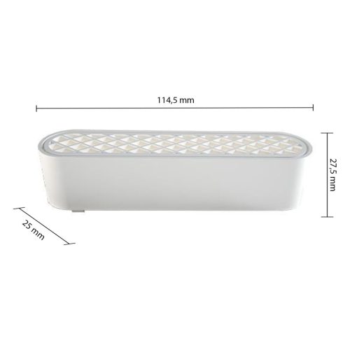 Mágneses LED sínlámpa 6W 4000K semleges CRI90 UGR19 48V matt fehér Luxo Masterled