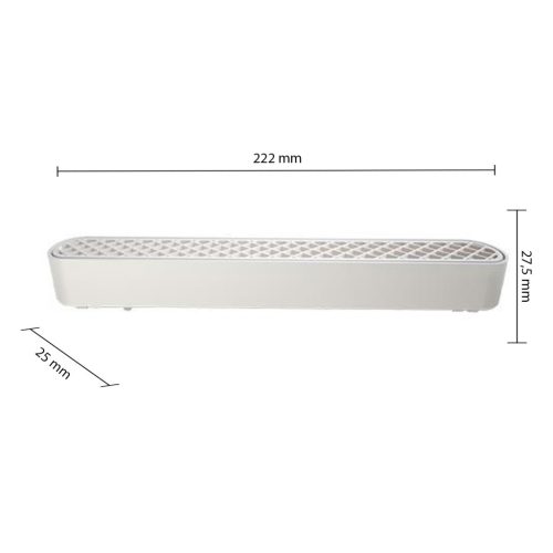 Mágneses LED sínlámpa 12W 4000K semleges CRI90 UGR19 48V matt fehér Luxo Masterled