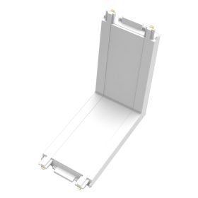   Csatlakozó mágneses, felületre szerelhető sínhez, szögletes, 48V, fehér, Luxo Masterled