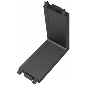   Csatlakozó mágneses, felületre szerelhető sínhez, szögletes, 48V, fekete, Luxo Masterled