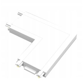   Csatlakozó felületre szerelt, L típusú mágneses sínhez, 48V, fehér, Luxo Masterled