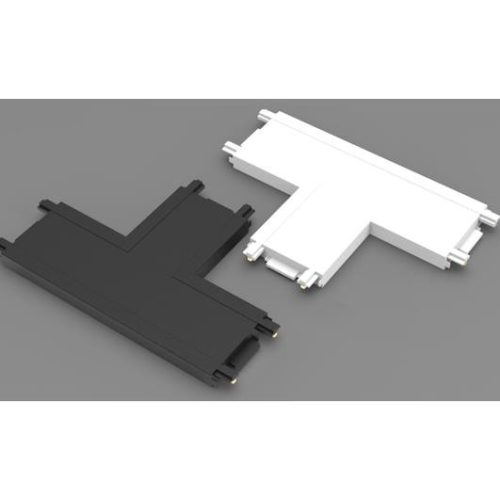 Csatlakozó felületre szerelt mágneses sínhez T típus 48V fekete Luxo Masterled