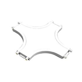   Csatlakozó felületre szerelt mágneses sínhez X típus 48V fehér Luxo Masterled