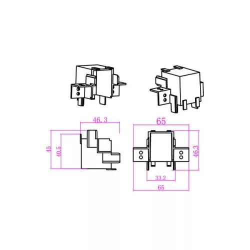 LED szalagprofil, ferde, matt fekete, süllyesztett, ferde típus, Luxo Masterled