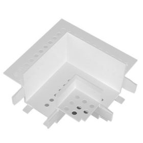   Csatlakozó mágneses profilokhoz L típus matt fehér süllyesztett L típus Luxo Masterled