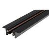 1 fázisú süllyesztett sín matt fekete 2m TR Masterled