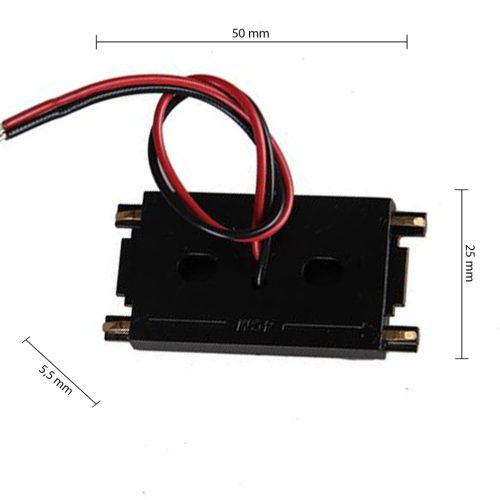 Tápcsatlakozó mágneses buszhoz 48V, fekete, Luxo Masterled