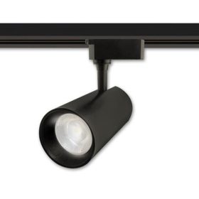   1 fázisú sínre szerelhető spotlámpa 30W 2400lm 4000K semleges matt fekete Piko Masterled