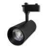 1 fázisú sínre szerelhető spotlámpa 30W 2400lm 4000K semleges matt fekete Piko Masterled
