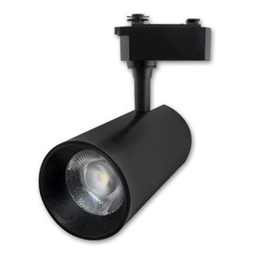 1 fázisú sínre szerelhető spotlámpa 30W 2400lm 4000K semleges matt fekete Piko Masterled