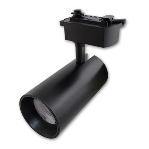 1 fázisú sínre szerelhető spotlámpa 30W 2400lm 4000K semleges matt fekete Piko Masterled