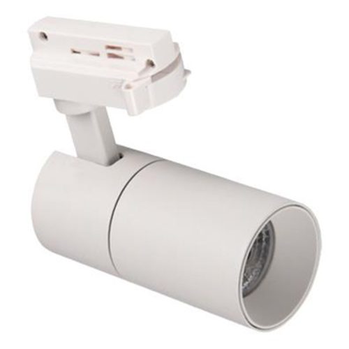 Sínre szerelhető reflektor 1 fázisú 10W 800lm 3000/4000/6500K CCT matt fehér Pulso Masterled