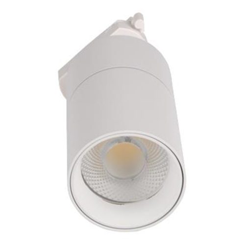 Sínre szerelhető reflektor 1 fázisú 20W 1600lm 3000/4000/6500K CCT matt fehér Pulso Masterled