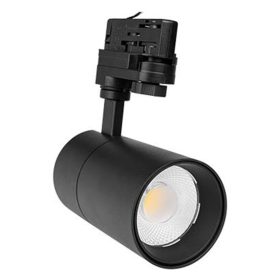   fázisú sínre szerelhető spotlámpa 10W 800lm 3000/4000/6500K CCT matt fekete Pulso Masterled