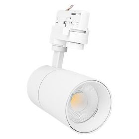   3 fázisú sínre szerelhető spotlámpa 20W 1600lm 3000/4000/6500K CCT matt fehér Pulso Masterled