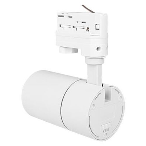 3 fázisú sínre szerelhető spotlámpa 20W 1600lm 3000/4000/6500K CCT matt fehér Pulso Masterled