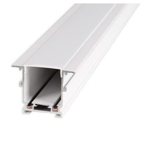   Mágneses sín, süllyesztett, középponttal, 48V, matt fehér, 1m, Luxo Masterled