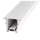 Mágneses sín, süllyesztett, középponttal, 48V, matt fehér, 2m, Luxo Masterled