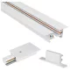 fázisú süllyesztett sín matt fehér 2m TR Masterled