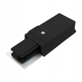   1 fázisú gyűjtősín-lezáró dugó, tápcsatlakozó, fekete, ZX Masterled