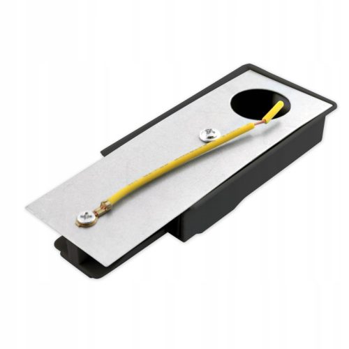 1 fázisú gyűjtősín-lezáró dugó, tápcsatlakozó, fekete, ZX Masterled