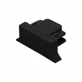   1 fázisú gyűjtősín-lezáró végzáró sapka, fekete, ZX Masterled