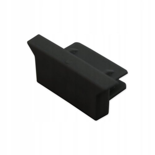 1 fázisú gyűjtősín-lezáró végzáró sapka, fekete, ZX Masterled