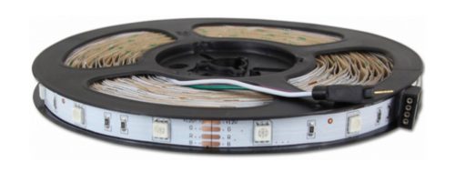 RGB LED szalag 12V 150LED 10mm IP20 5m