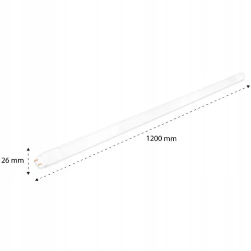 LED csőfény T8 G13 18W 1800lm 6200K Hidegfényű kétoldalas 120cm Nano Masterled
