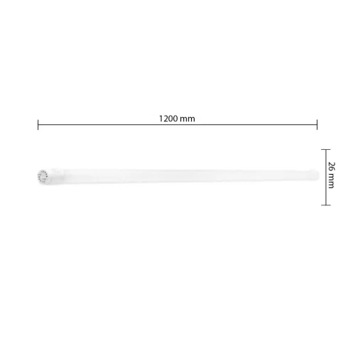 LED cső T8 G13 24W 3360lm 4000K Semleges Egyoldalas 120cm Nagy Lumenű Masterled