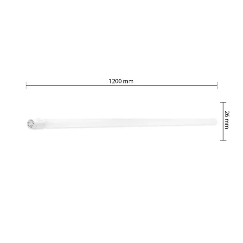 LED csőfény T8 G13 18W 2520lm 6500K Hidegfényű, egyoldalas, 120cm, nagy fényáramú, Masterled