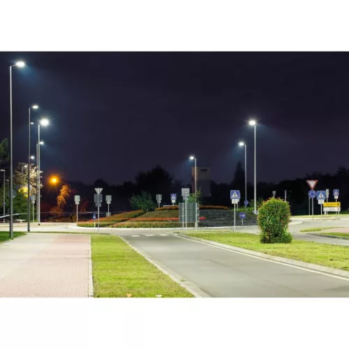 LED utcai lámpa hermetikus QR 50W IP65 5000K 5000lm szürke