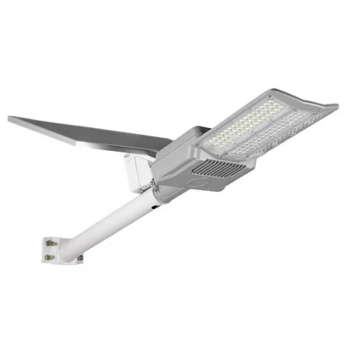 Napelemes LED utcai lámpa panel 400W 8000lm 6000K Hidegfényű, szabályozható IP65 fehér Masterled