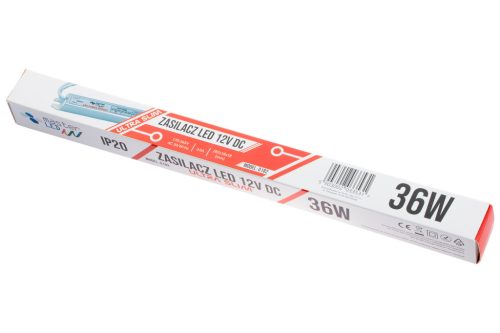 Ultra SLIM 3A 36W 12V DC bútortáp LED szalagokhoz